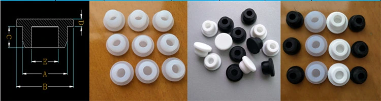 Silicone EPDM Rubber Grommet, Rubber Cap, Rubber Plug with FDA Certificatioin