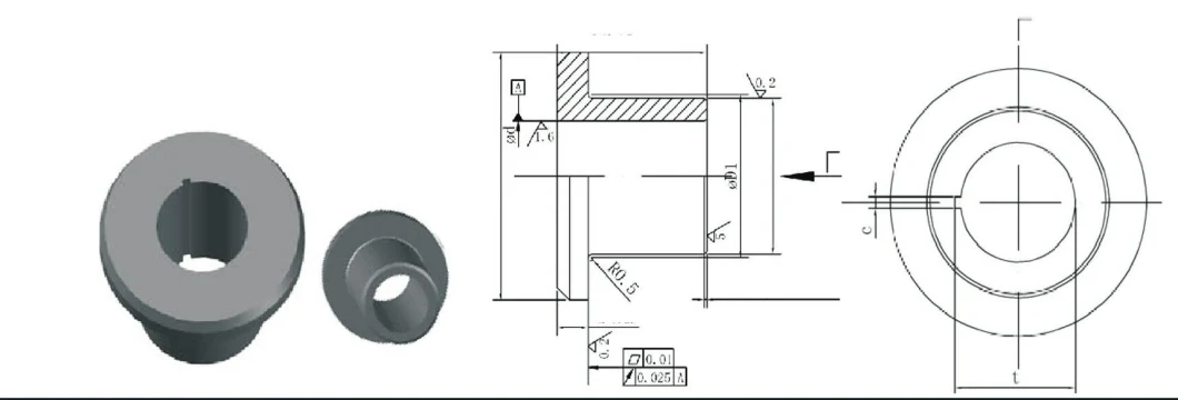 OEM Customized High Wear-Resistant Cemented Tungsten Carbide Shaft Bearing Sleeve Bushing for Oil Gas Mining Industry