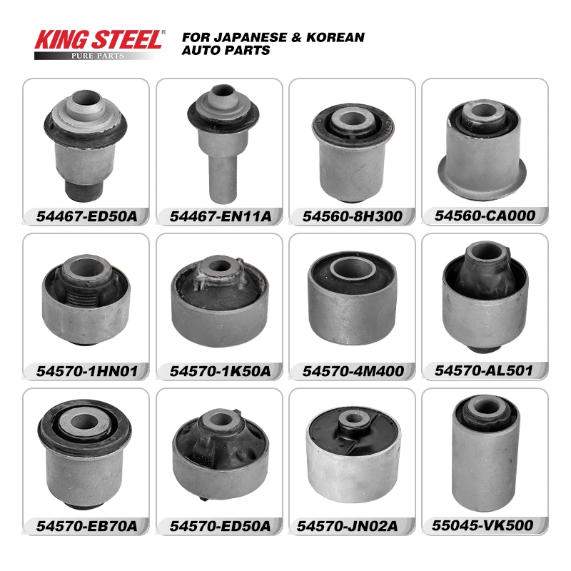 Kingsteel Auto Suspension Rubber Front Rear Lower Control Arm Bushing for Toyota Hyundai Mitsubishi Mazda Suzuki Nissan Parts