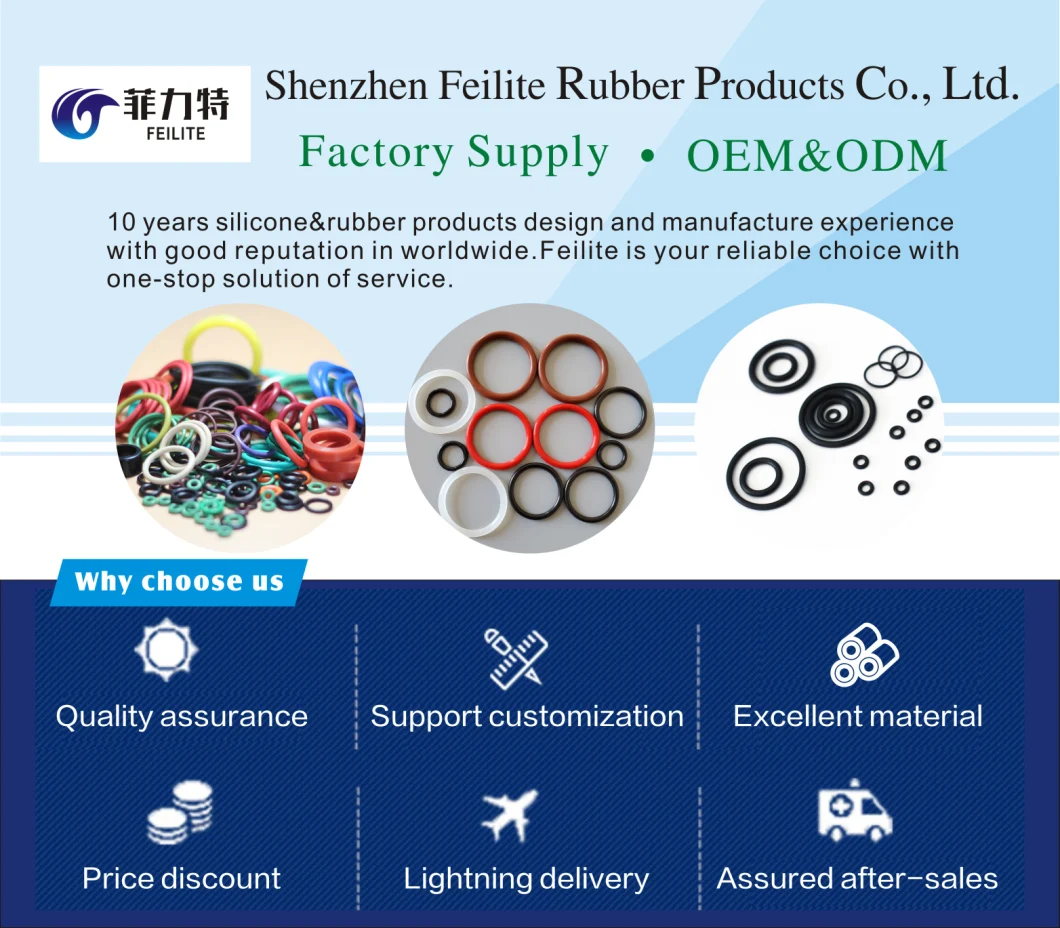 High Precision Custom Molded Gasket Silicone Rubber Seals NBR Cr EPDM