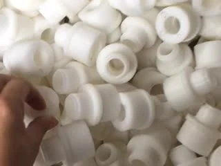 ベストセラー CNC 機械加工プラスチック PA66 ピーク PTFE POM Uhwmpe ナイロン フランジ スリーブ/ブッシュ