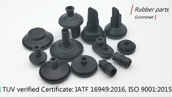 ISO9001 IATF 16949:2016 ISO9001 認定自動車およびエレクトロニクス産業向け EPDM ゴムワイヤー付き耐老化性シリコーングロメット
